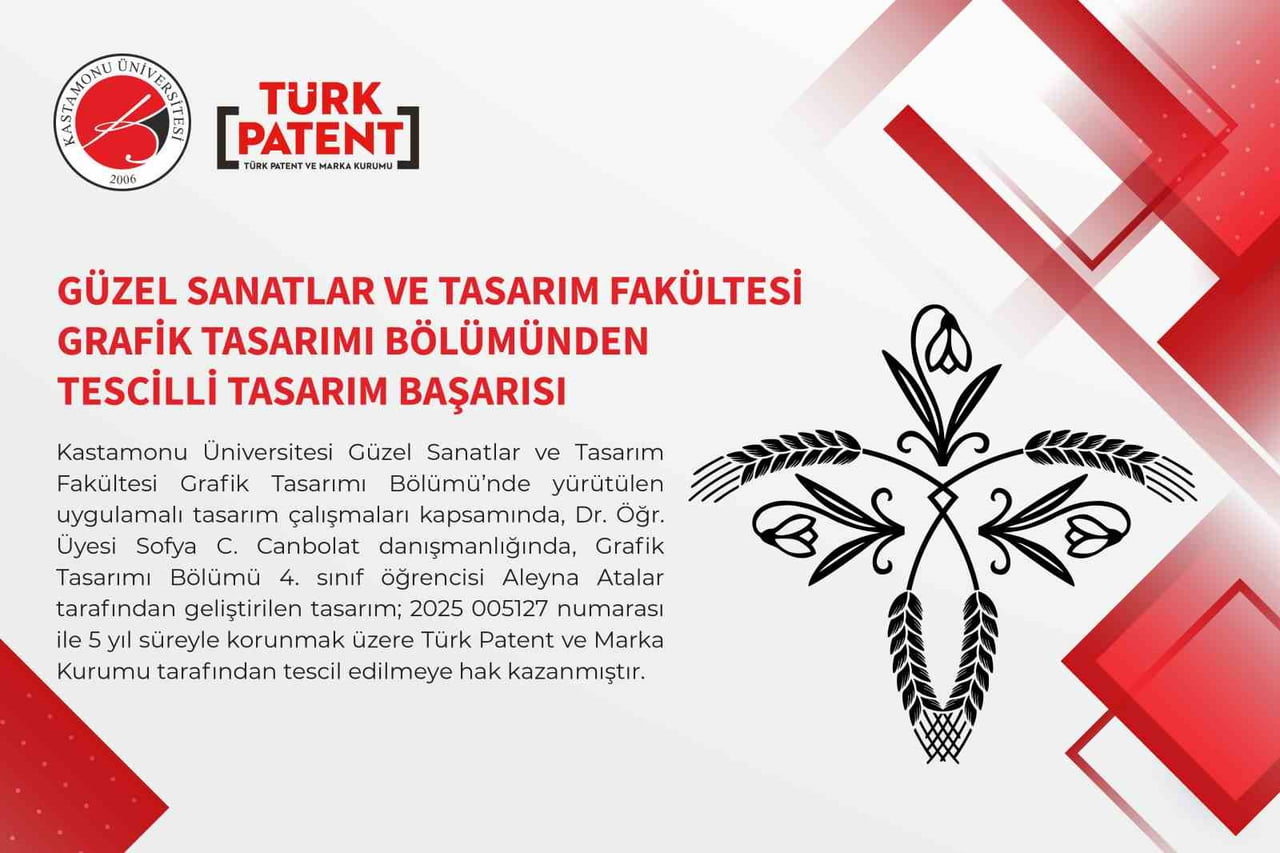 KASTAMONU ÜNİVERSİTESİ'NDE YÜRÜTÜLEN UYGULAMALI TASARIM ÇALIŞMALARI ÇERÇEVESİNDE GELİŞTİRİLEN...