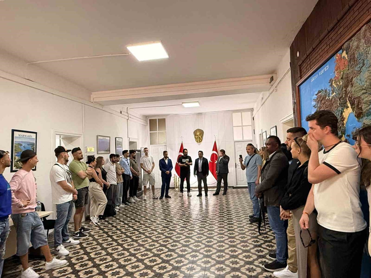 KAYMAKAM KAYA, GENÇLİK PROJESİ HEYETİNİ AĞIRLADI