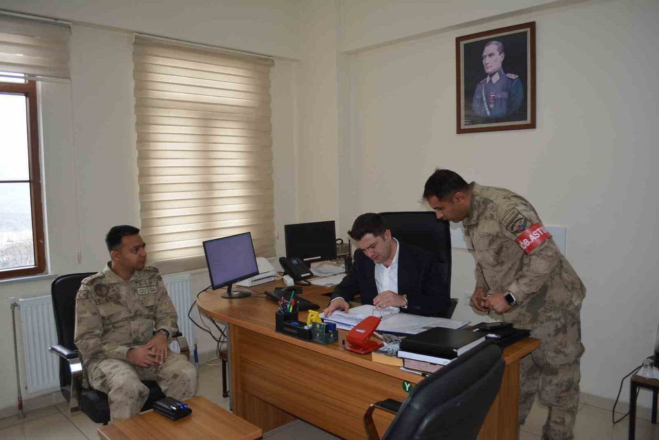 KAYMAKAM SARI’DAN JANDARMAYA DENETİM ZİYARETİ