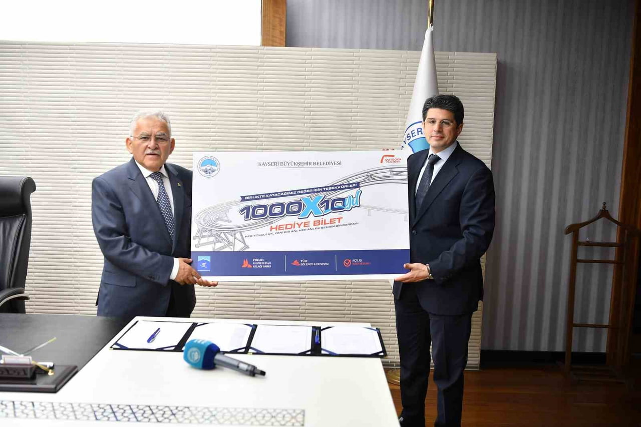 KAYSERİ BÜYÜKŞEHİR BELEDİYE BAŞKANI DR. MEMDUH BÜYÜKKILIÇ, ERCİYES KAYAK MERKEZİ’NE YAPIMI...