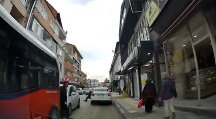 KAZA ANI BÖYLE GÖRÜNTÜLENDİ