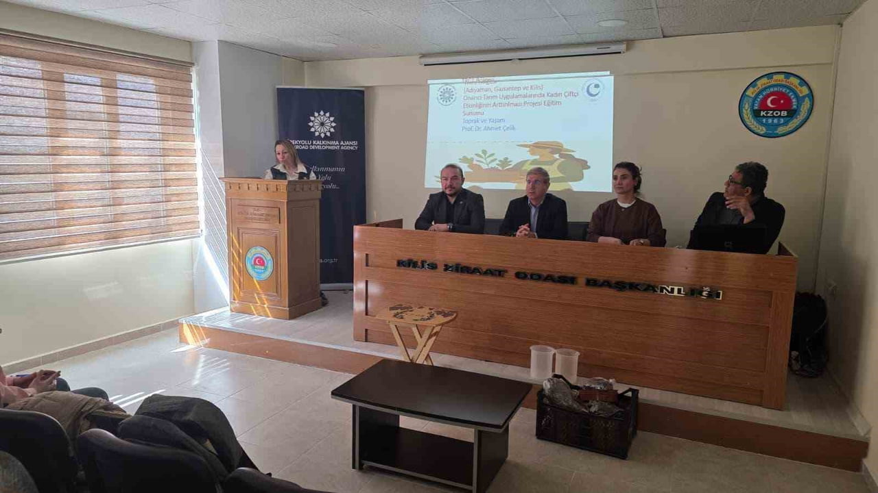 KİLİS VE GAZİANTEP’TE KADIN ÇİFTÇİLERE ONARICI TARIM EĞİTİMİ VERİLDİ