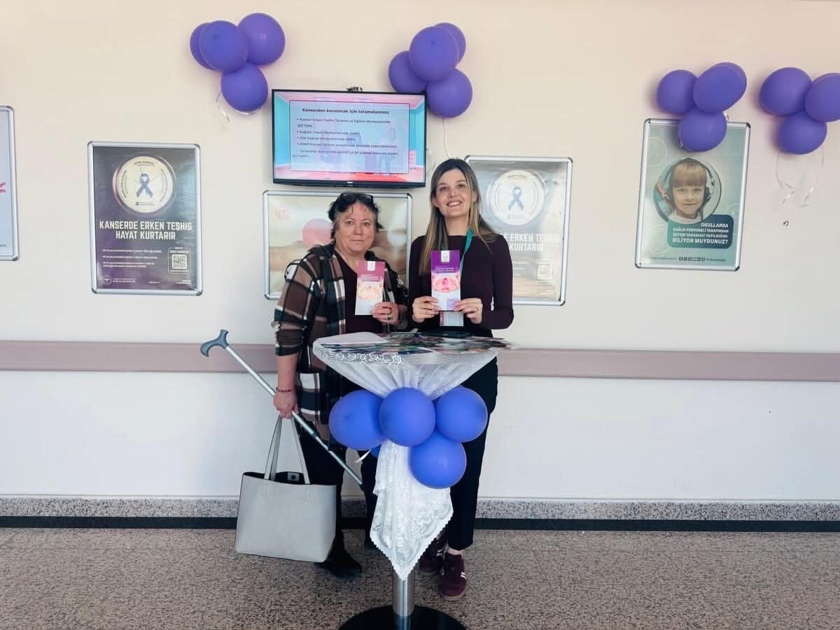 KIRKLARELİ'NİN BABAESKİ İLÇESİNDE DEVLET HASTANESİ TARAFINDAN ULUSAL KANSER HAFTASI DOLAYISIYLA...