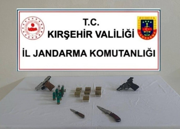 KIRŞEHİR'DE, RUHSATSIZ SİLAH OPERASYONU DÜZENLEDİ.
