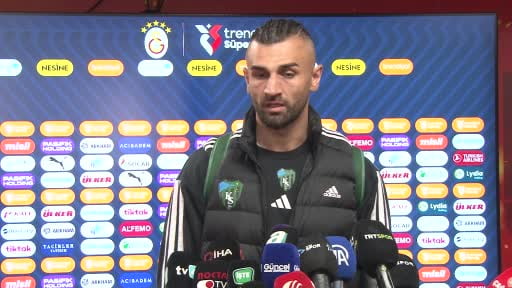 Kocaelisporlu futbolcu Serdar Dursun, 1-1 sona eren Galatasaray maçının ardından Süper Lig’deki...