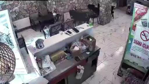 Kütahya'da 4,8 büyüklüğündeki deprem anı kamerada