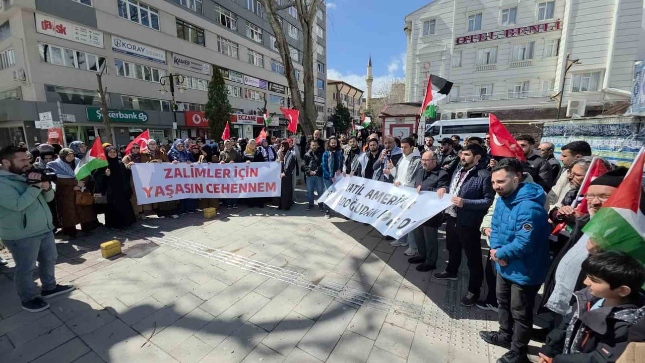 KÜTAHYA'DA, İSRAİL MECLİSİ'NİN FİLİSTİNLİ ESİRLERİ HEDEF ALAN İDAM CEZASI YASASININ ONAYLANMASI...