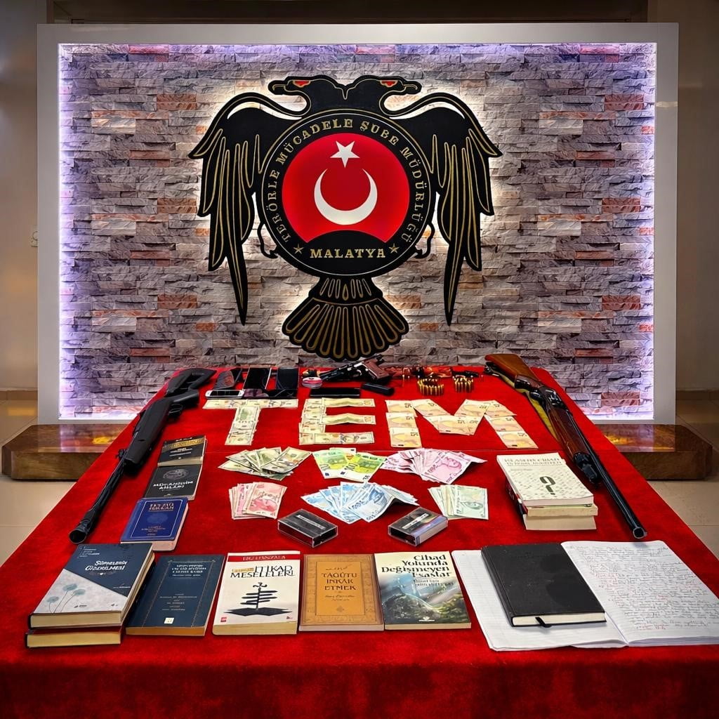 MALATYA MERKEZLİ DEAŞ OPERASYONU: 9 GÖZALTI