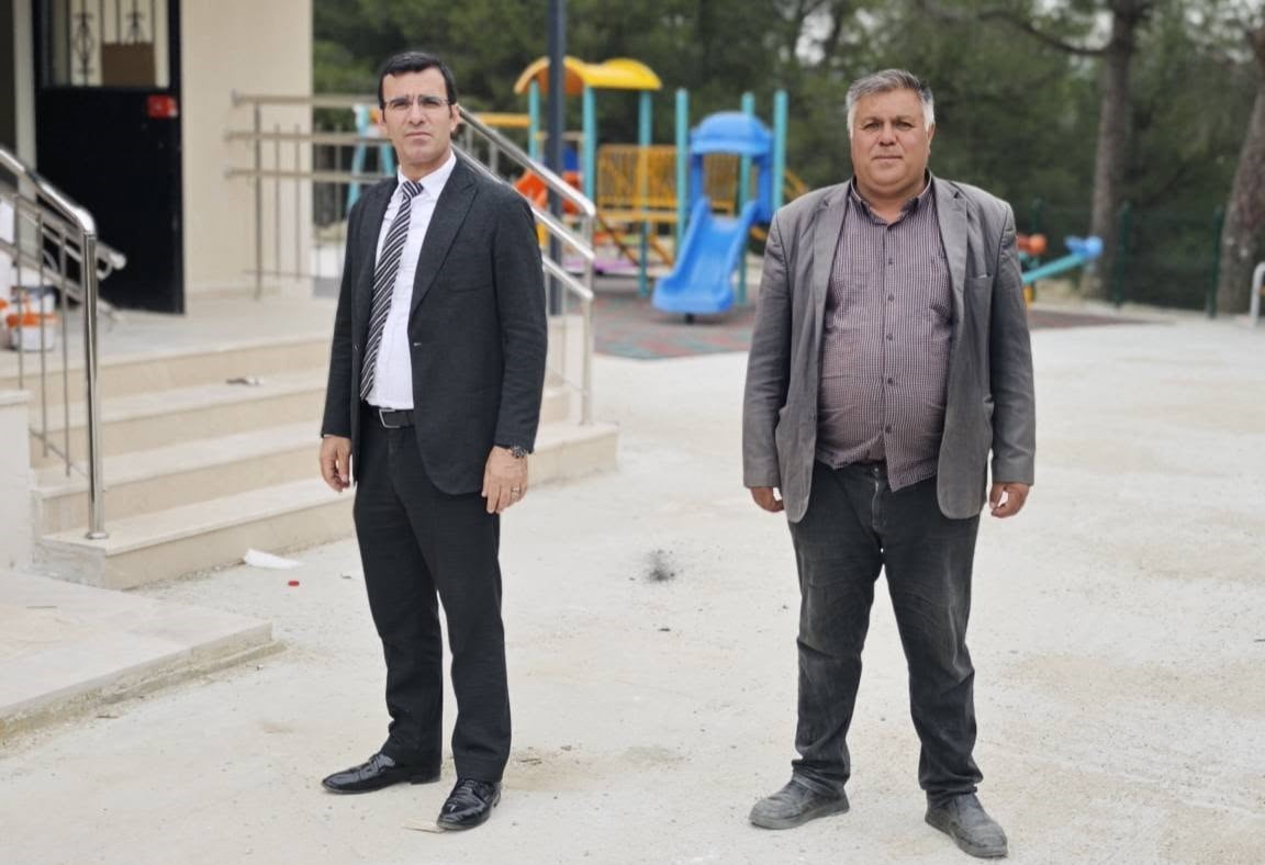 MANİSA’NIN SARIGÖL İLÇESİNDE YAPIMI TAMAMLANAN YENİKÖY ŞEHİT ER MUHAMMER KARA İLKOKULU, MODERN...