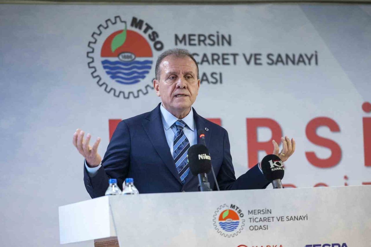 MERSİN BÜYÜKŞEHİR BELEDİYE BAŞKANI VAHAP SEÇER, MERSİN TİCARET VE SANAYİ ODASI (MTSO) TARAFINDAN...