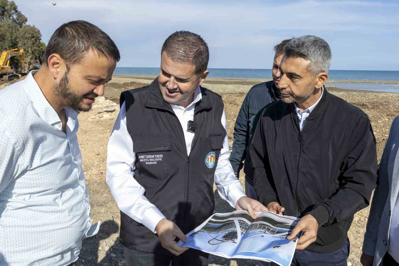 MEZİTLİ BELEDİYESİ, TECE SAHİLİNDE YÜRÜYÜŞ YOLLARI, BİSİKLET PARKURLARI VE SOSYAL ALANLARI...