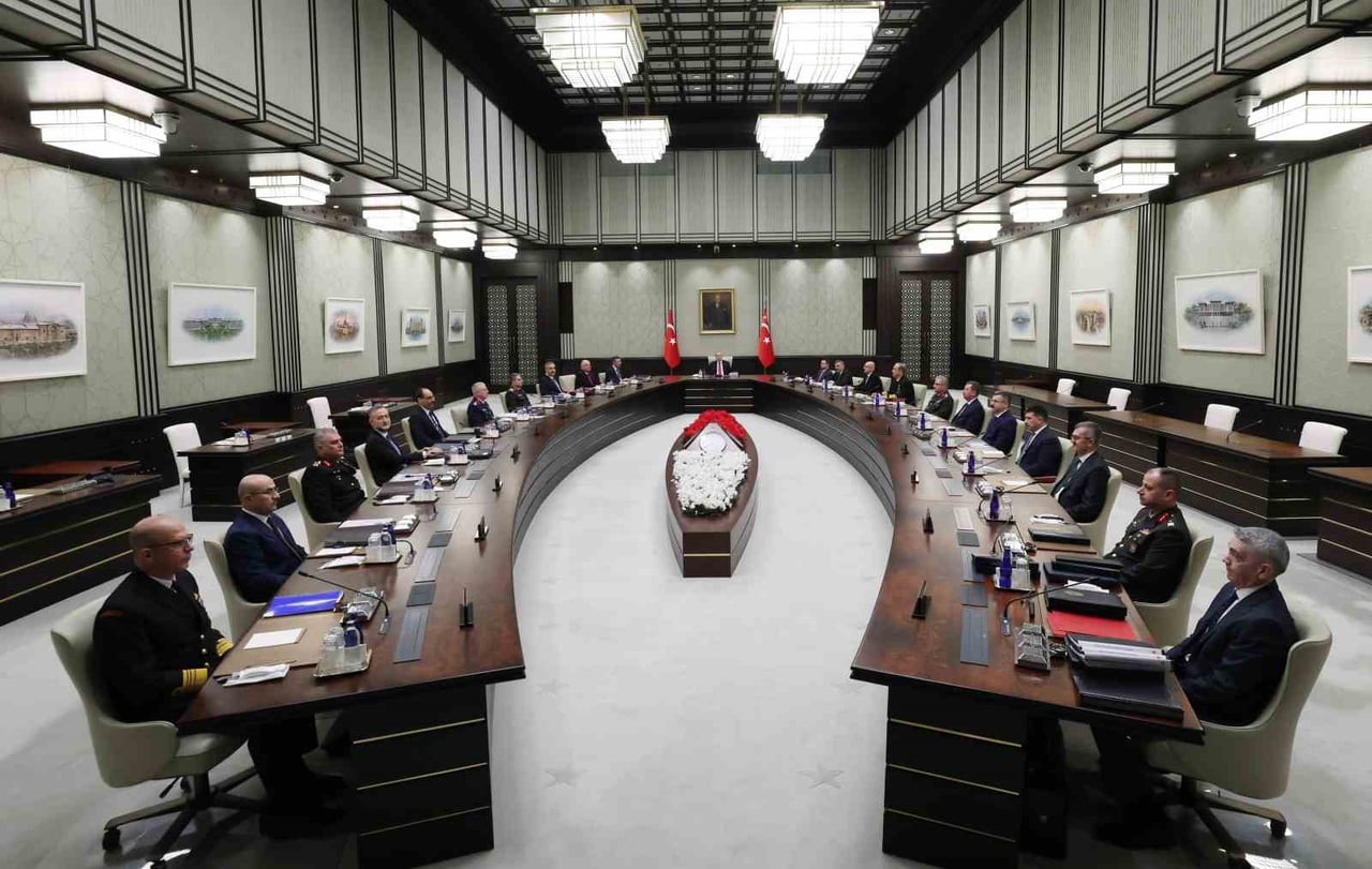 MİLLİ GÜVENLİK KURULU, CUMHURBAŞKANI RECEP TAYYİP ERDOĞAN'IN BAŞKANLIĞINDA TOPLANDI.