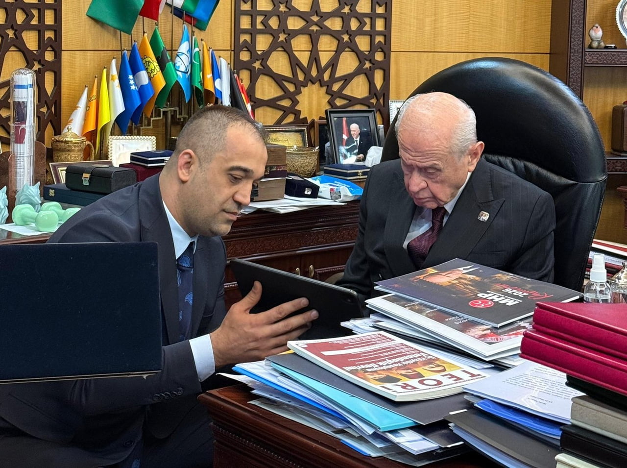 MİLLİYETÇİ HAREKET PARTİSİ ERZURUM İL BAŞKANI ADEM YURDAGÜL VE BERABERİNDEKİ HEYET, MHP GENEL...