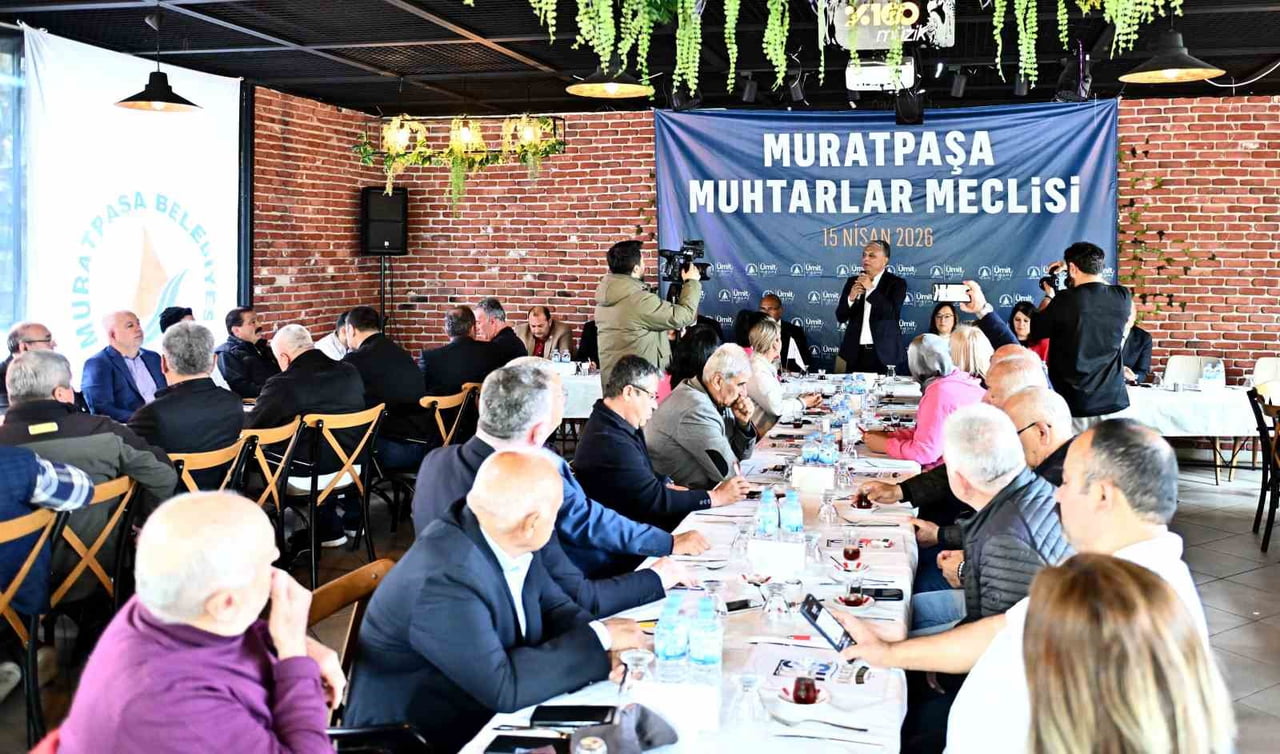 MURATPAŞA BELEDİYE BAŞKANI ÜMİT UYSAL,ENGELSİZ KAFE’DE DÜZENLENEN MUHTARLAR MECLİSİ’NDE İLÇE...