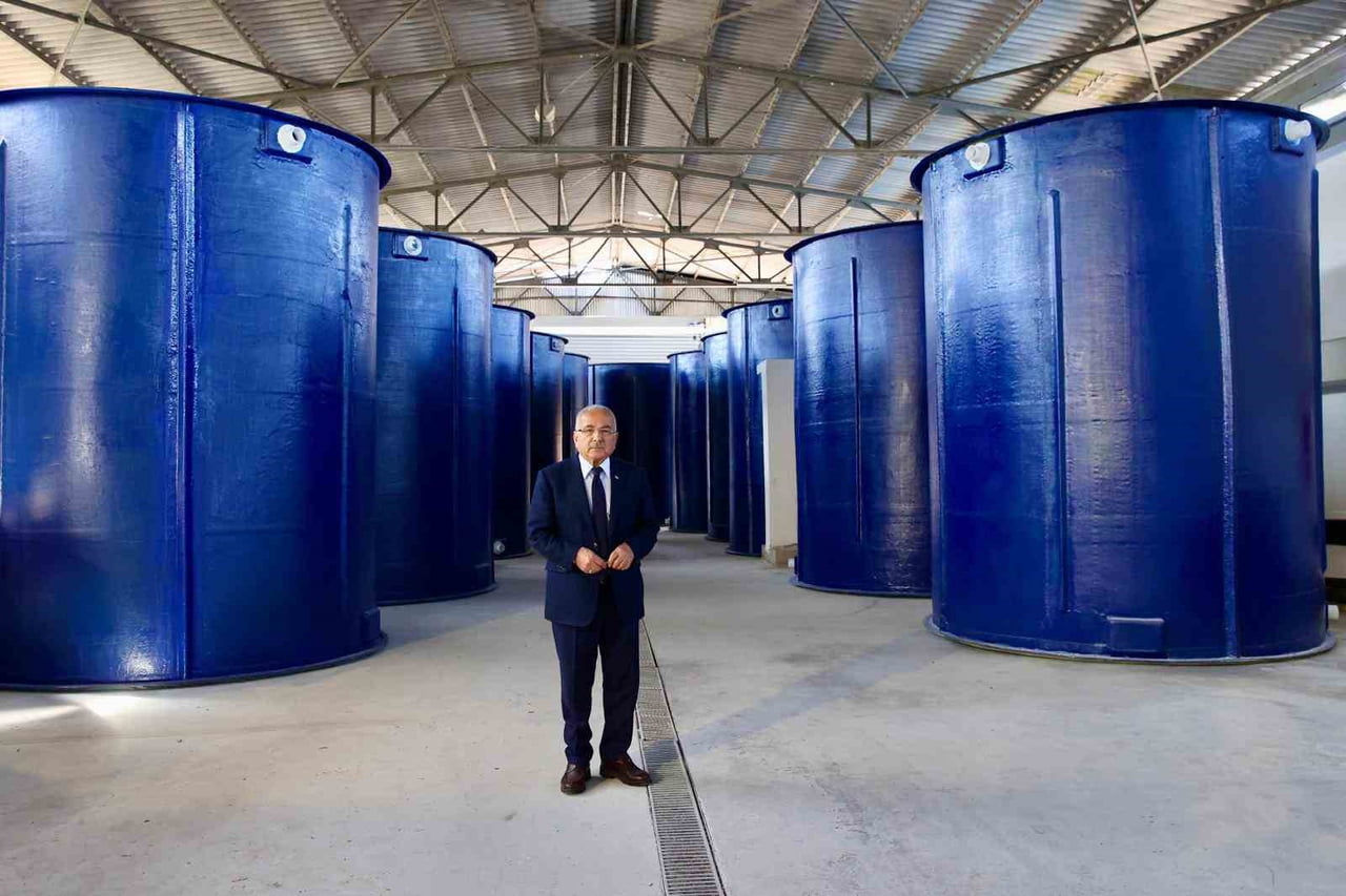 ORDU BÜYÜKŞEHİR BELEDİYE BAŞKANI DR. MEHMET HİLMİ GÜLER, ÜRETİMİNİ YAPTIKLARI 30 TON SU KAPASİTELİ...