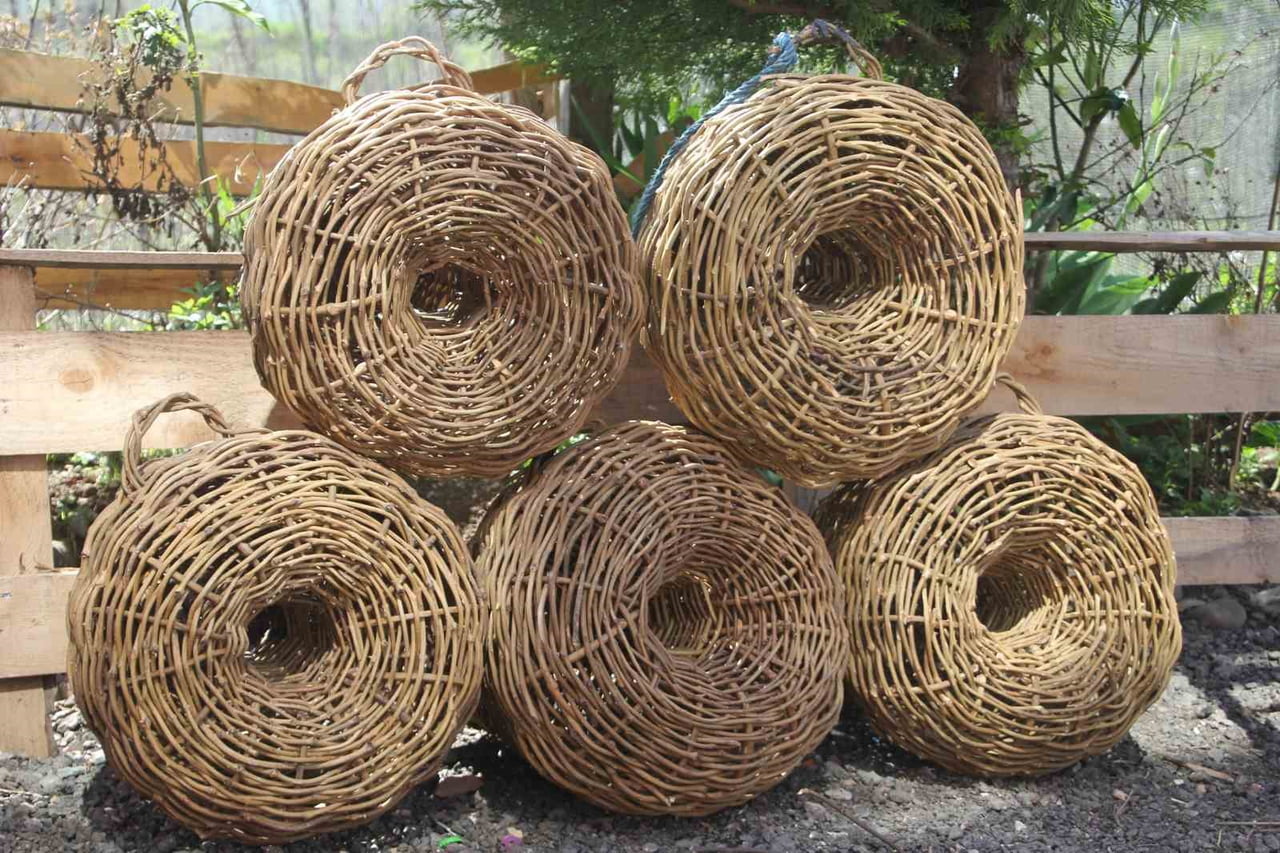 ÖRÜLEN BALIK SEPETLERİ