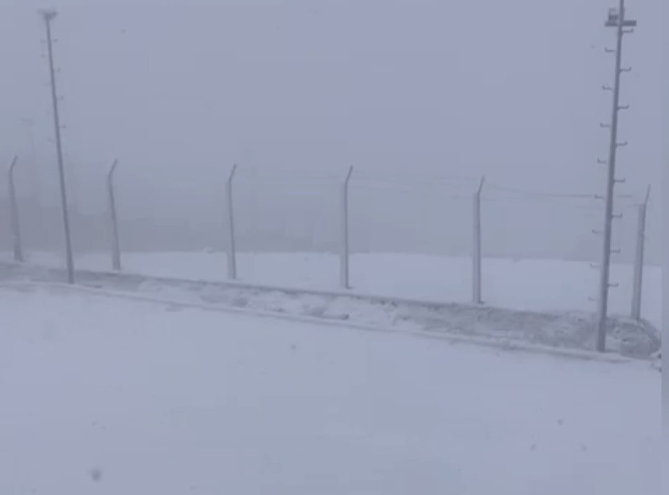 OSMANİYE’NİN BAHÇE İLÇESİNDE YÜKSEK KESİMLERE KAR YAĞDI