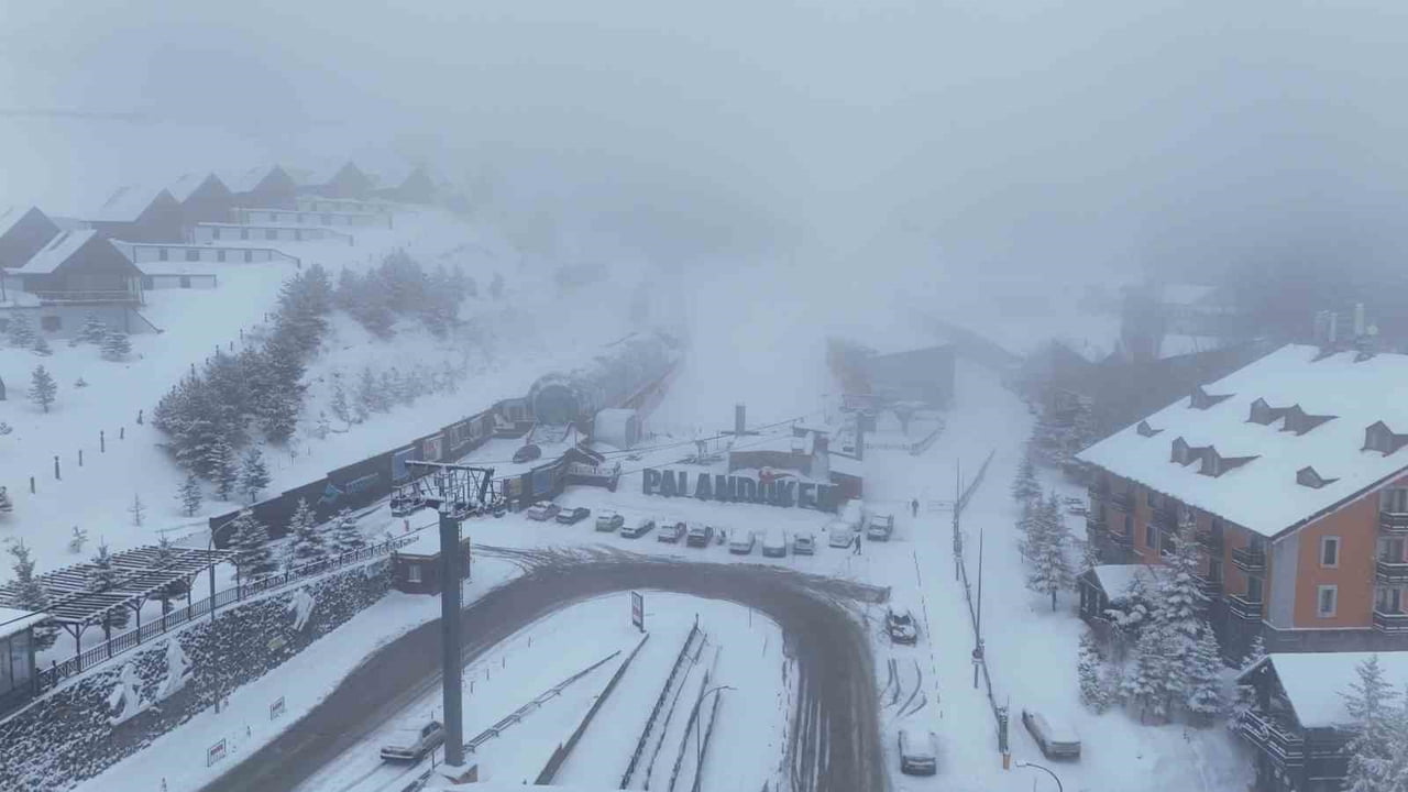 PALANDÖKEN KAYAK MERKEZİ'NDE 2025-2026 KIŞ SEZONU, ELVERİŞLİ KAR KALINLIĞI VE HAVA ŞARTLARI...