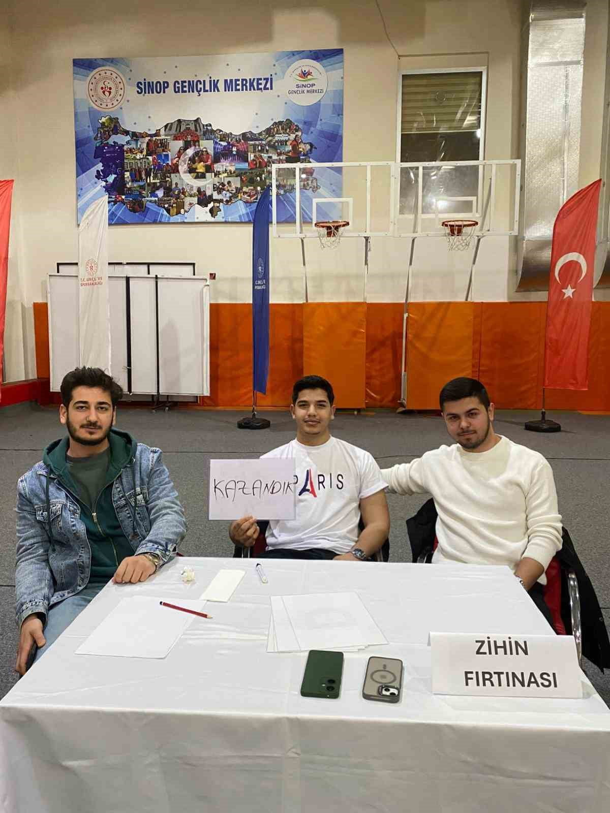 "ZİHİN FIRTINASI" GRUBU SİNOP İL BİRİNCİSİ OLDU TÜRKELİ MESLEK YÜKSEKOKULU ÖĞRENCİLERİNDEN OLUŞAN...