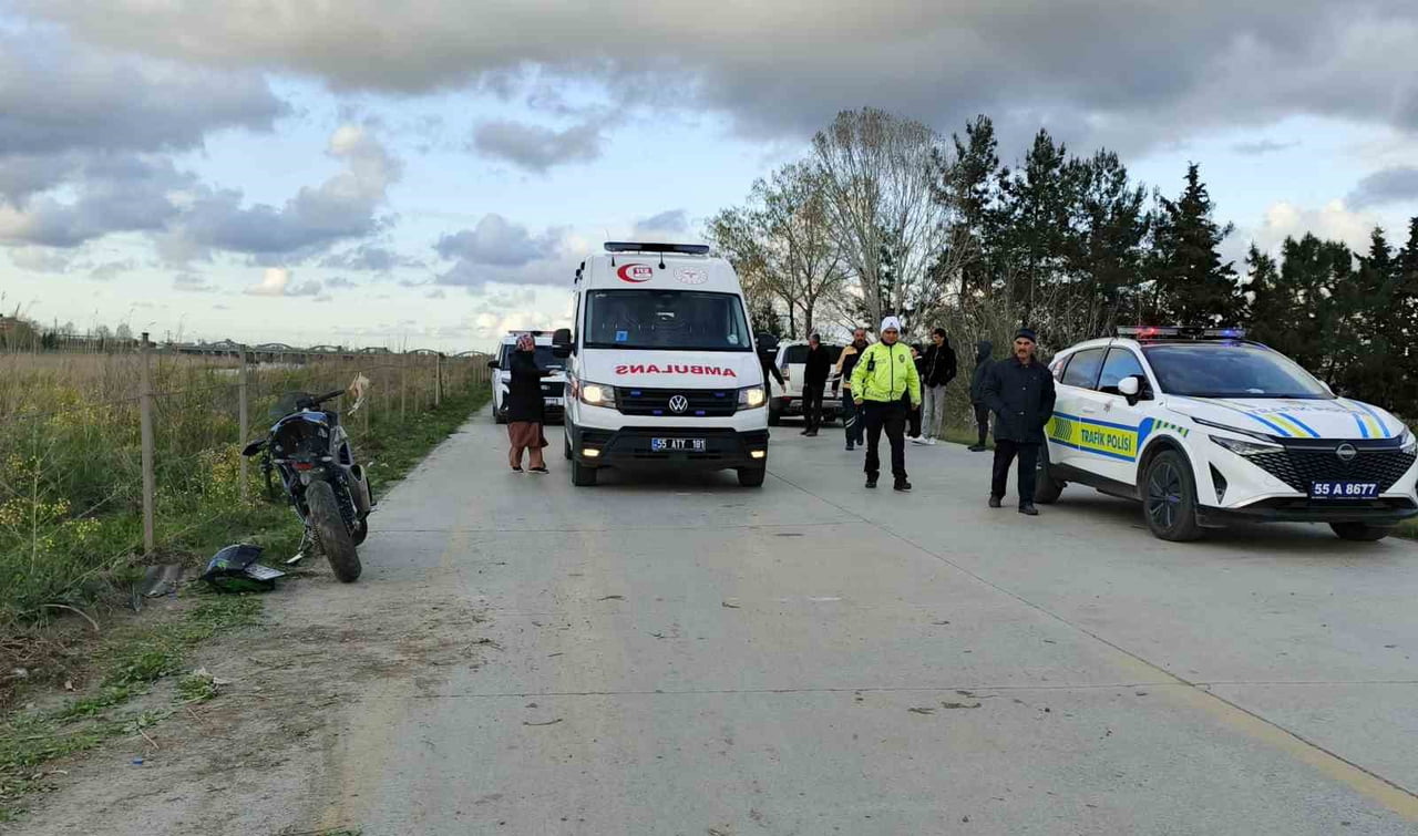 SAMSUN'UN BAFRA İLÇESİNDE MEYDANA GELEN TRAFİK KAZASINDA 1 KİŞİ YARALANDI.