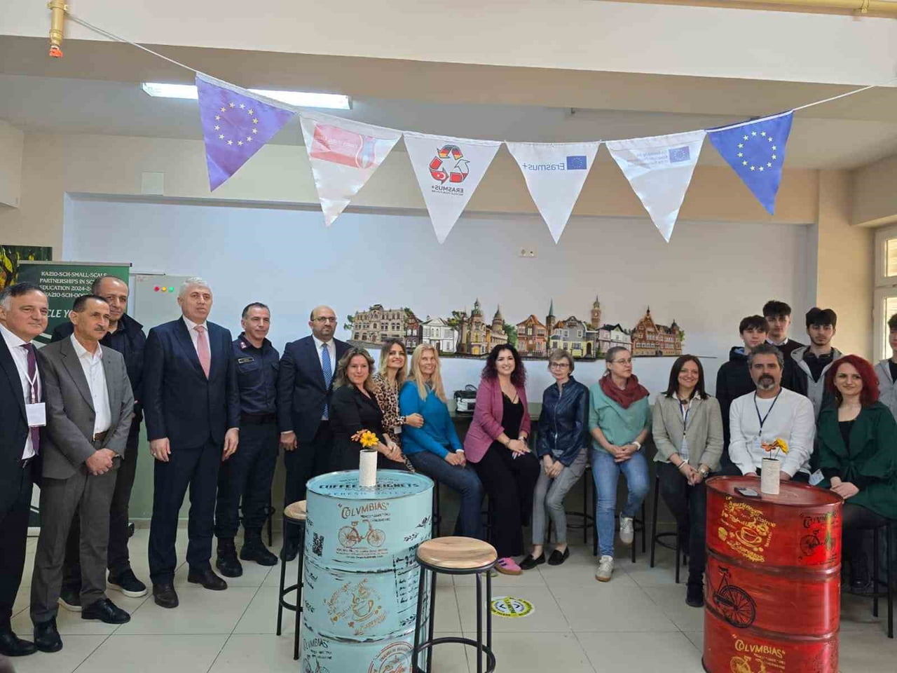 SAMSUN’DA NAMIK KEMAL ANADOLU LİSESİ’NİN ORTAK OLDUĞU ULUSLARARASI "RECYCLE YOUR FUTURE" ADLI...