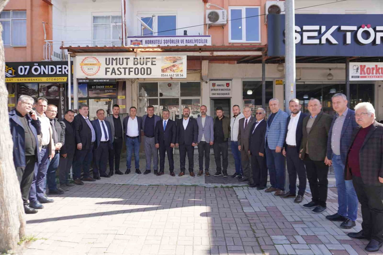 SEÇİM STARTINI KORKUTELİ'DE VEREN ANTALYA ESNAF VE SANAATKARLAR ODALARI BİRLİĞİ (AESOB) BAŞKAN...