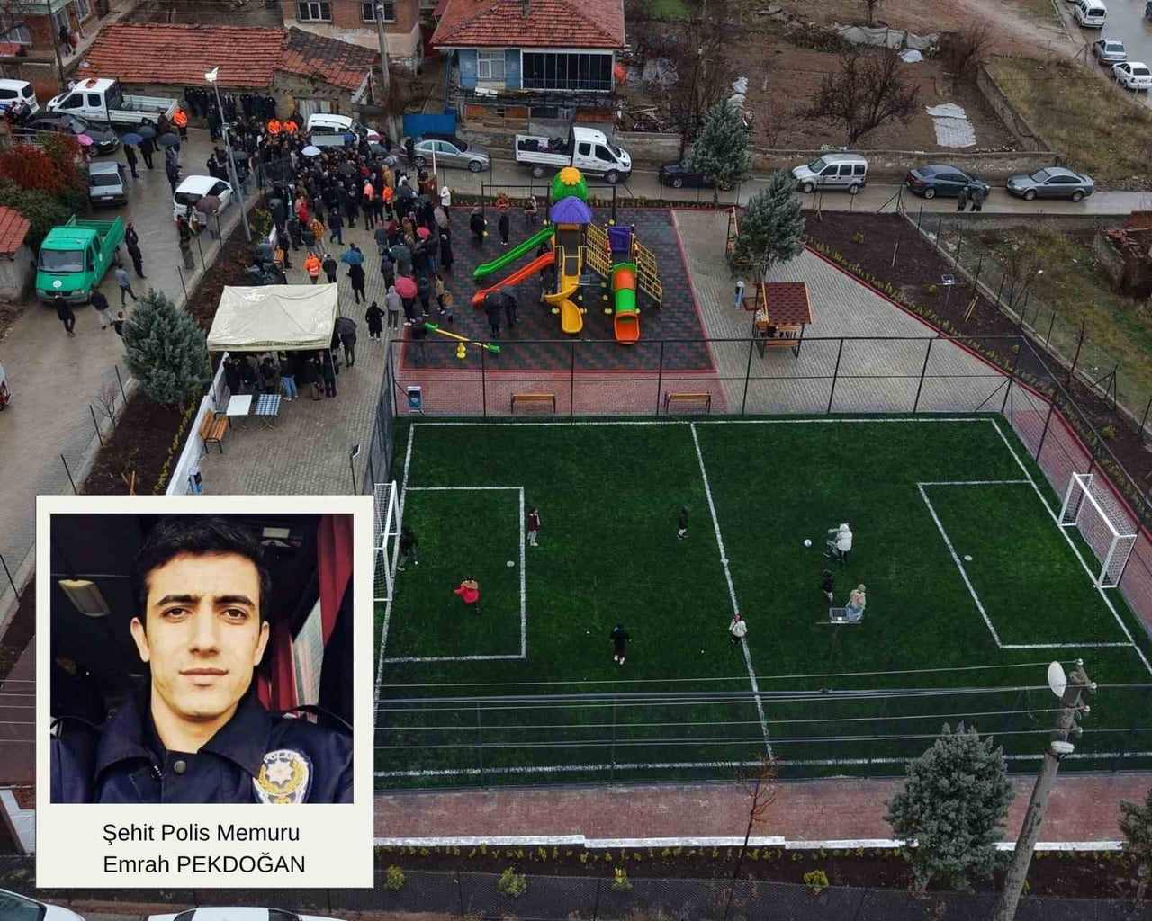 ŞEHİT EMRAH PEKDOĞAN'IN İSMİ KARŞIYAKA MAHALLESİ'NDEKİ PARKA VERİLDİ