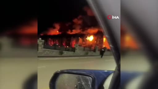 Sincan'da fabrika yangını