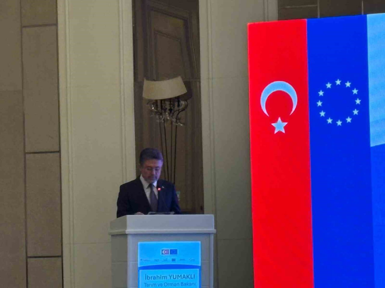 TARIM VE ORMAN BAKANI İBRAHİM YUMAKLI, IPARD III PROGRAMINDA KONUŞTU