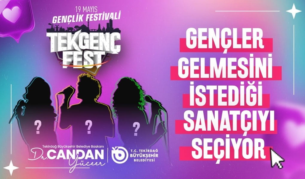 TEKİRDAĞ BÜYÜKŞEHİR BELEDİYESİ’NİN BU YIL ÜÇÜNCÜSÜNÜ DÜZENLEYECEĞİ TEK GENÇ FEST İÇİN HAZIRLIKLAR...