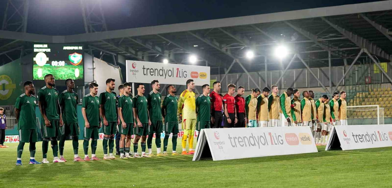 TRENDYOL 1. LİG’İN 34. HAFTASINDA ESENLER EROKSPOR, KONUK ETTİĞİ AMED SPORTİF FAALİYETLER İLE 1-1...
