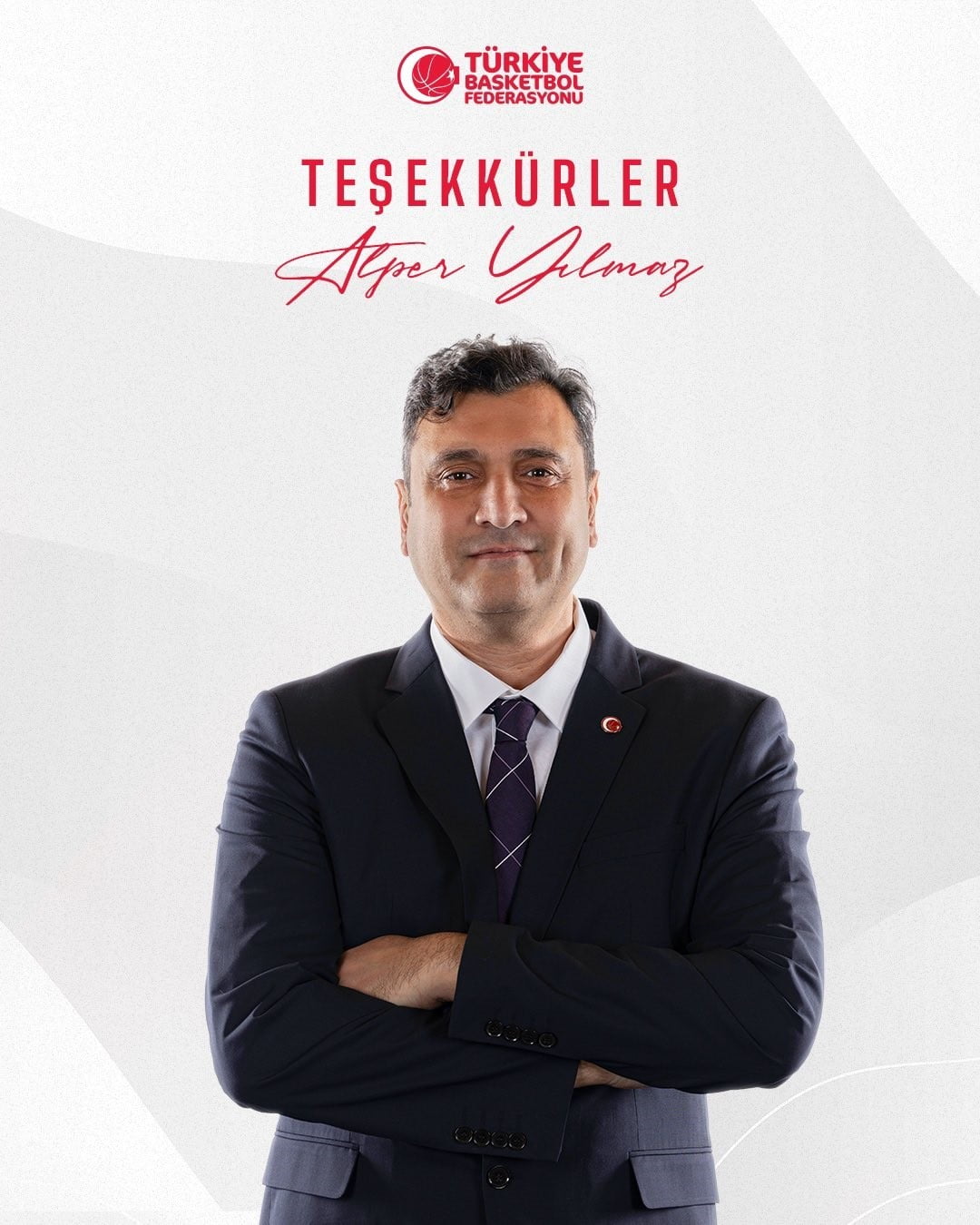 TÜRKİYE BASKETBOL FEDERASYONU, SPORTİF DİREKTÖRLÜK GÖREVİNİ TAMAMLAYAN ALPER YILMAZ’A TEŞEKKÜR...