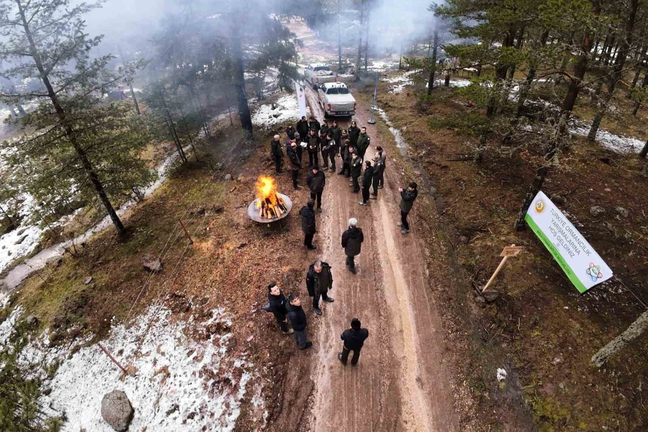 TÜRKİYE ORMANCILIK YARIŞLARINA (TOY) KATILACAK EKİPLER GENÇ MEŞÇERELERDE İSTİKBAL AĞACI TESPİT...