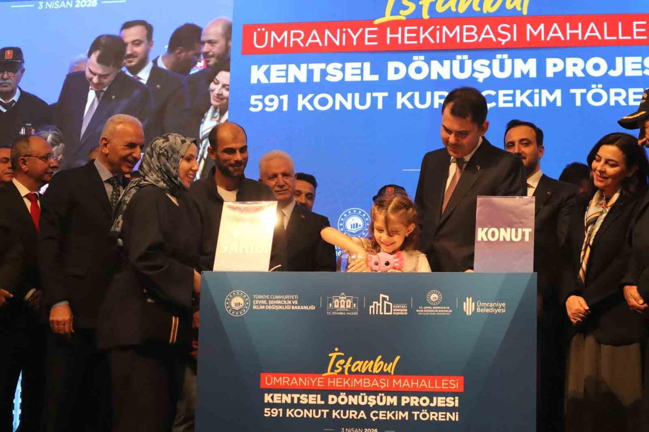 ÜMRANİYE HEKİMBAŞI MAHALLESİ'NDE YÜRÜTÜLEN KENTSEL DÖNÜŞÜM PROJESİNDE 591 KONUT VE 28 TİCARİ...