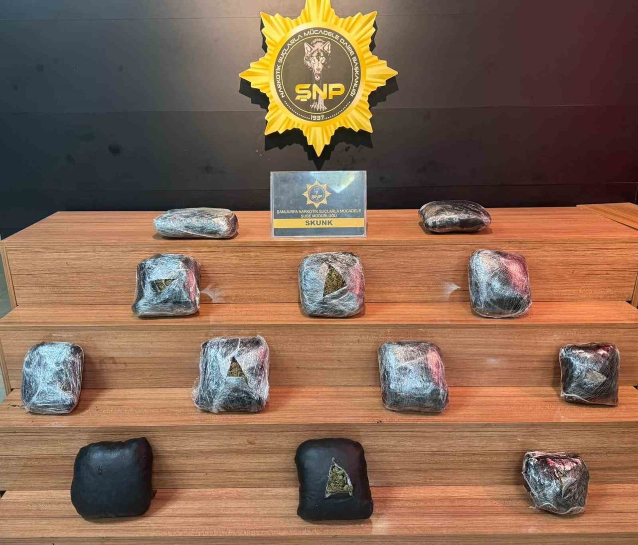 VALİZDEN 12 PARÇA HALİNDE 8 KİLO UYUŞTURUCU ÇIKTI