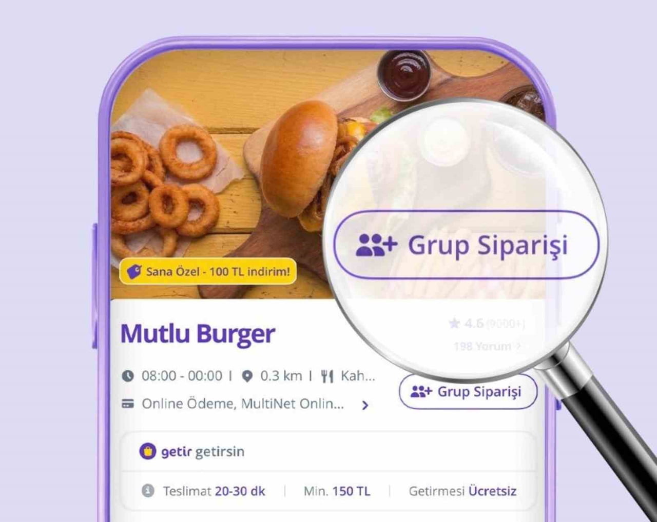 YEMEK SİPARİŞİ PLATFORMU GETİRYEMEK, ‘GRUP SİPARİŞİ’ ÖZELLİĞİNİ KULLANIMA SUNDU.