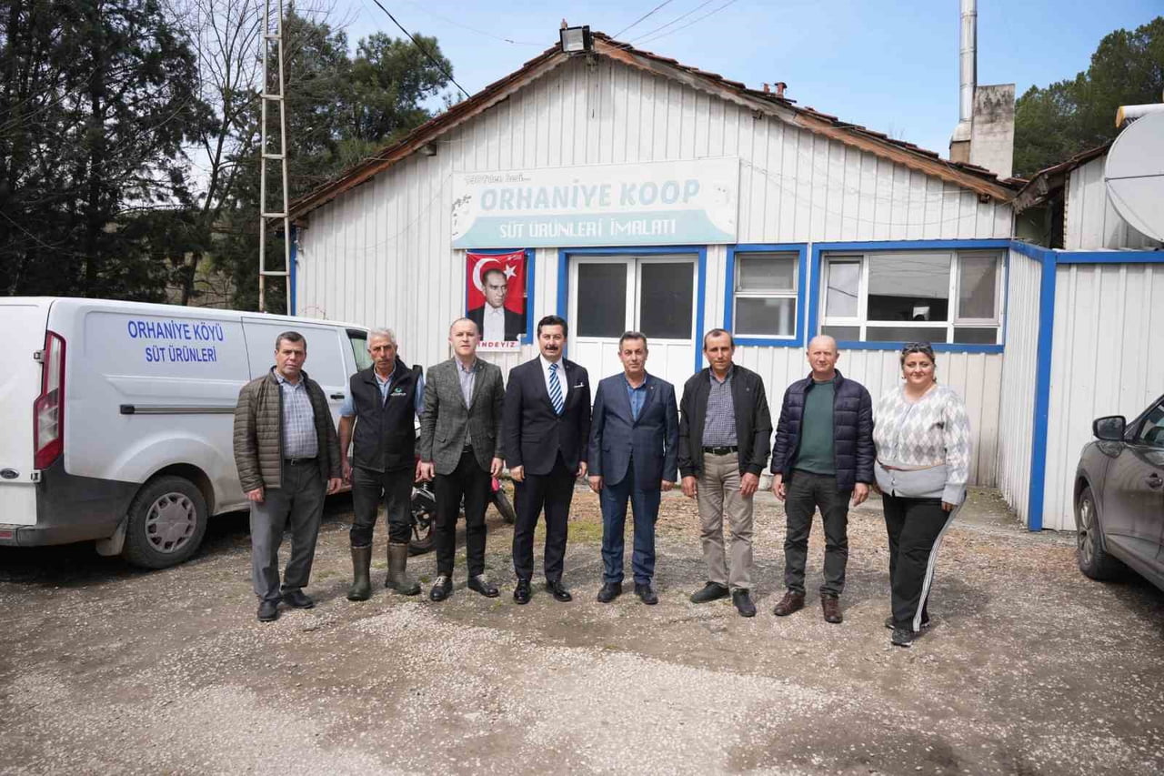 YENİŞEHİR BELEDİYE BAŞKANI ERCAN ÖZEL, İLÇENİN KÖKLÜ ÜRETİM DEĞERLERİNDEN ORHANİYE KOOPERATİFİ SÜT...