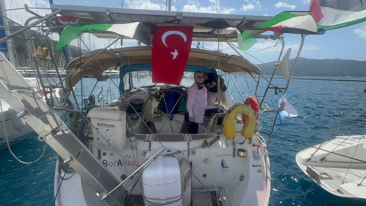15 NİSAN'DA İSPANYA'NIN BARSELONA KENTİNDEN HAREKET EDEN FİLO, SEYİR HALİNDEYKEN İSRAİL ABLUKASI...