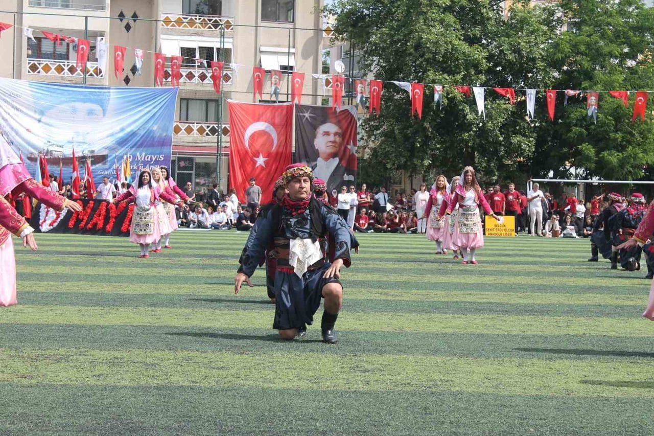 19 MAYIS ATATÜRK'Ü ANMA, GENÇLİK VE SPOR BAYRAMI, İZMİR’İN SELÇUK İLÇESİNDE DÜZENLENEN GÖRKEMLİ...