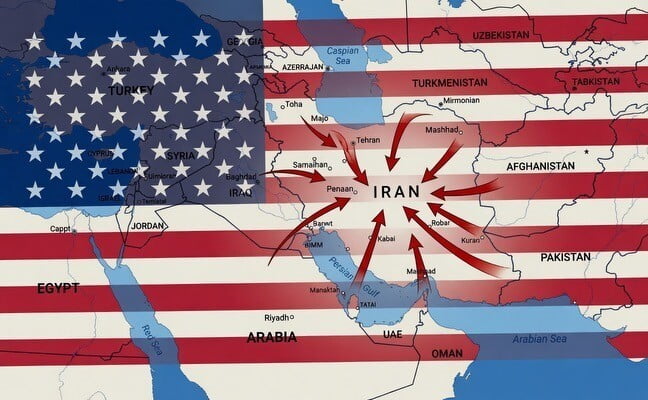 ABD BAŞKANI DONALD TRUMP, SOSYAL MEDYA HESABI ÜZERİNDEN ORTA DOĞU ÜZERİNE ABD BAYRAĞI...