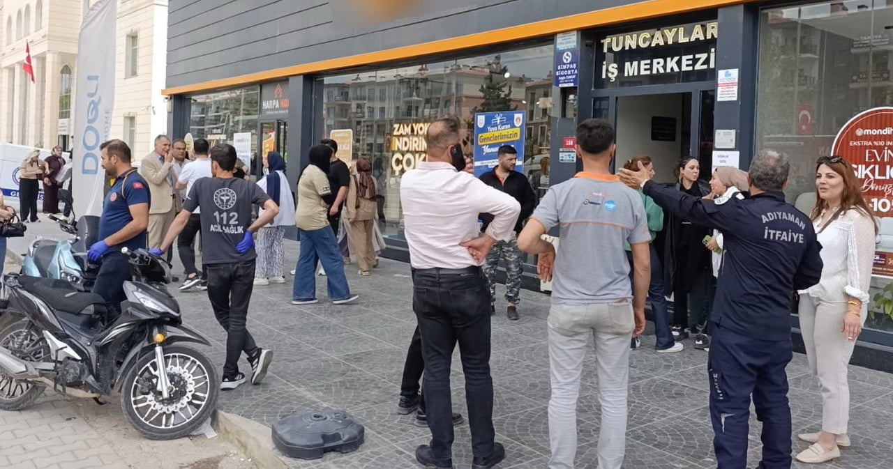 ADIYAMAN’DA BİR GÜZELLİK MERKEZİNDE ÇIKAN YANGIN KORKUTTU.