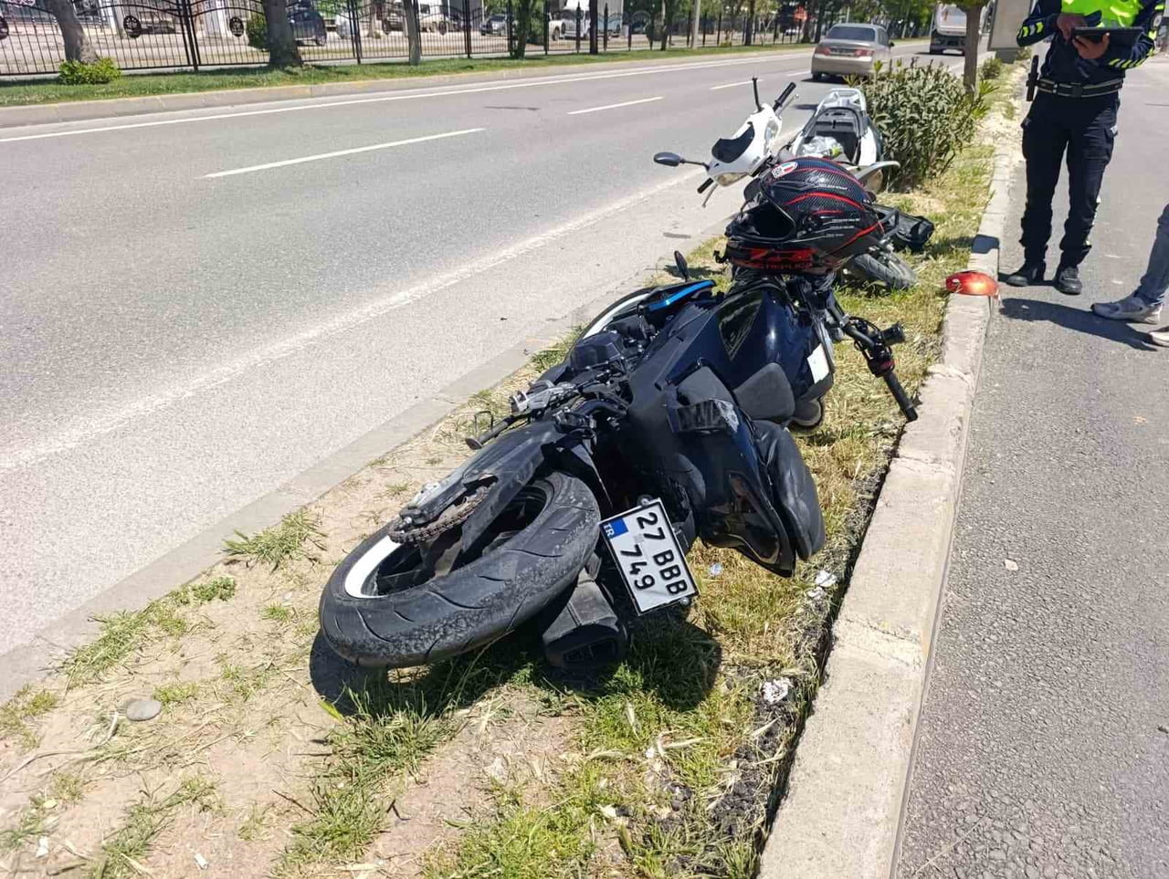 ADIYAMAN’DA, İKİ MOTOSİKLETİN ÇARPIŞMASI SONUCU 2 KİŞİ YARALANDI.