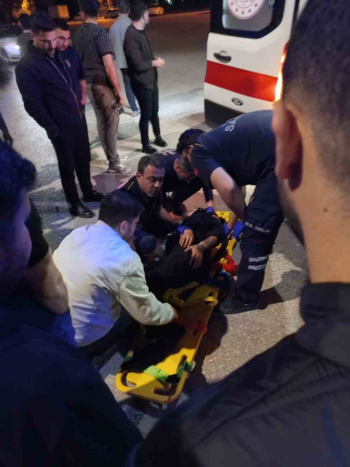 ADIYAMAN’DA MOTOSİKLET İLE OTOMOBİLİN ÇARPIŞMASI SONUCU 1 KİŞİ YARALANDI