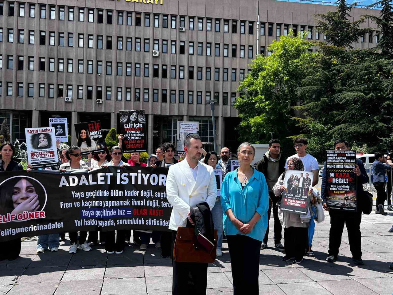ANNE TUĞBA GÜNER VE AVUKAT TAHİR BURAK KOÇAK