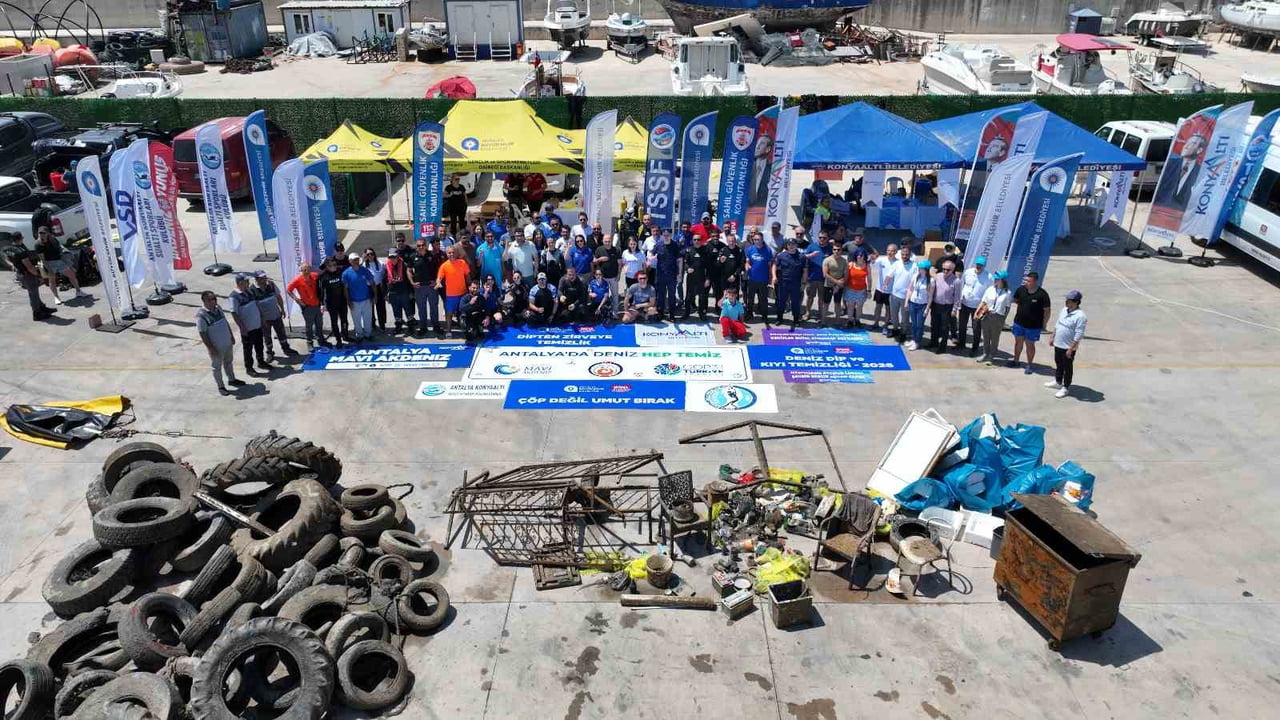 ANTALYA BÜYÜKŞEHİR BELEDİYESİ’NİN DENİZLERDE FARKINDALIK OLUŞTURMAK AMACIYLA BAŞLATTIĞI DENİZ DİBİ...