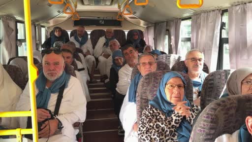 Arafat Vakfesi için Mekke-i Mükerreme’deki otellerden Cebel’i Rahme tepesinin eteklerine...