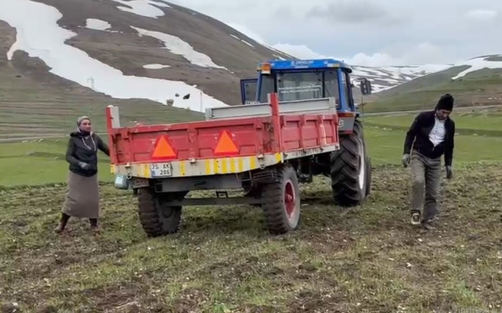 ARDAHAN'IN DAMAL İLÇESİNDEKİ KÖYLÜLER, EKİM SEZONU ÖNCESİNDE TARLALARDA TAŞ TEMİZLİĞİ...