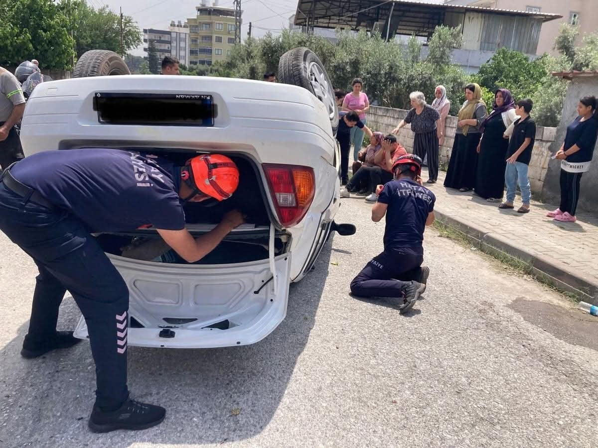 ASA DÖRTYOL'DA TRAFİK KAZASI: 2 YARALI (FOTOĞRAFLI) CEMAL KILINÇ HATAY (İHA) - HATAY’IN DÖRTYOL...