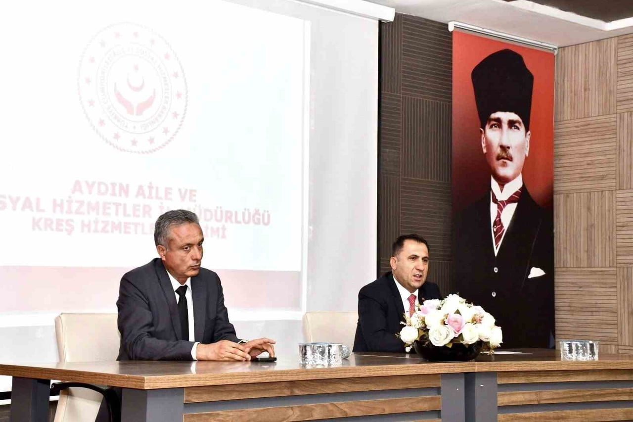 AYDIN AİLE VE SOSYAL HİZMETLER İL MÜDÜRLÜĞÜ KOORDİNESİNDE DÜZENLENEN TOPLANTIDA, KREŞ VE ÇOCUK...