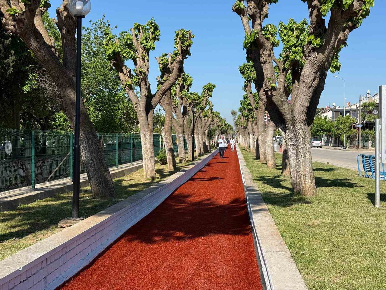 AYDIN BÜYÜKŞEHİR BELEDİYESİ TARAFINDAN KEMER MAHALLESİ’NDEKİ GÖZTEPELİ ATALAY KOŞU YOLU’NDA...